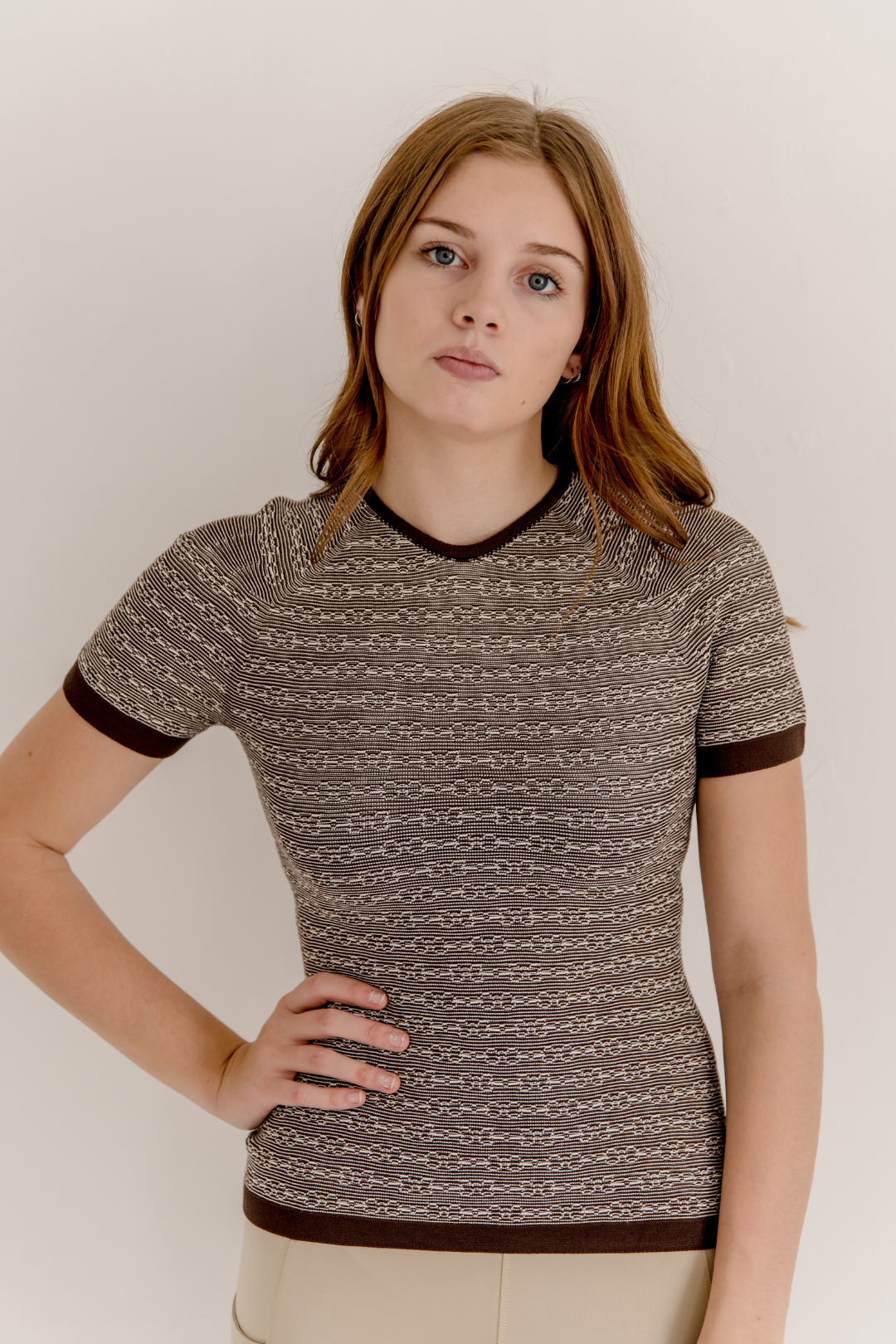 Bitsy Reversible Tee – Seamless Second-Skin with Equestrian Details
