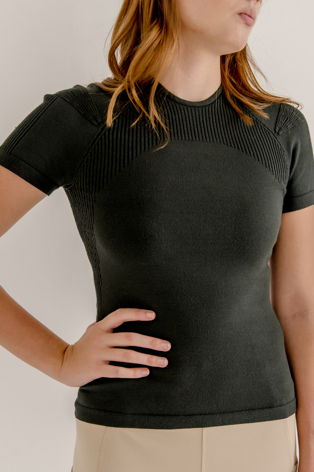 Cadence Youth Tee – Seamless Performance Knit