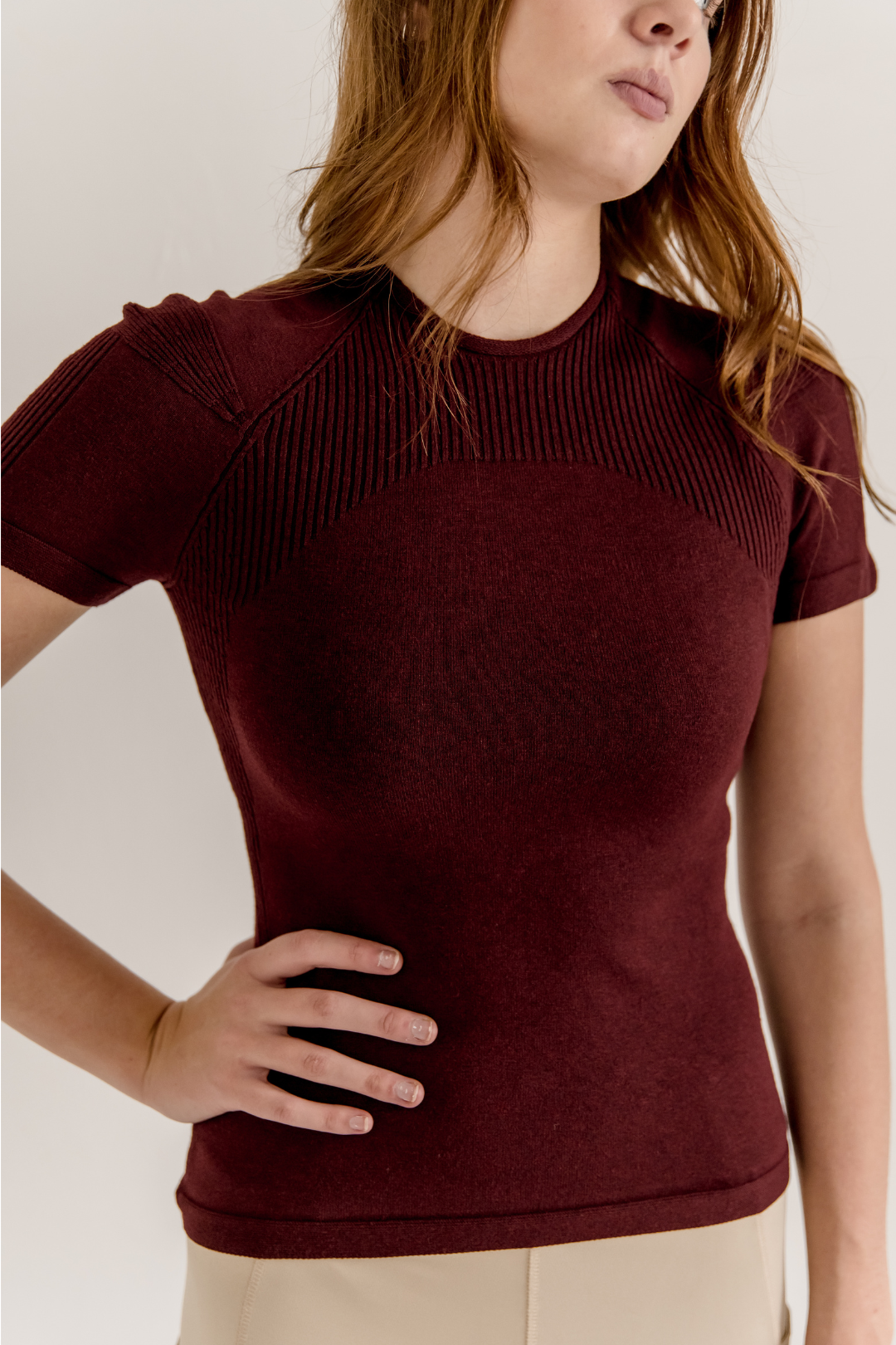 Cadence Youth Tee – Seamless Performance Knit