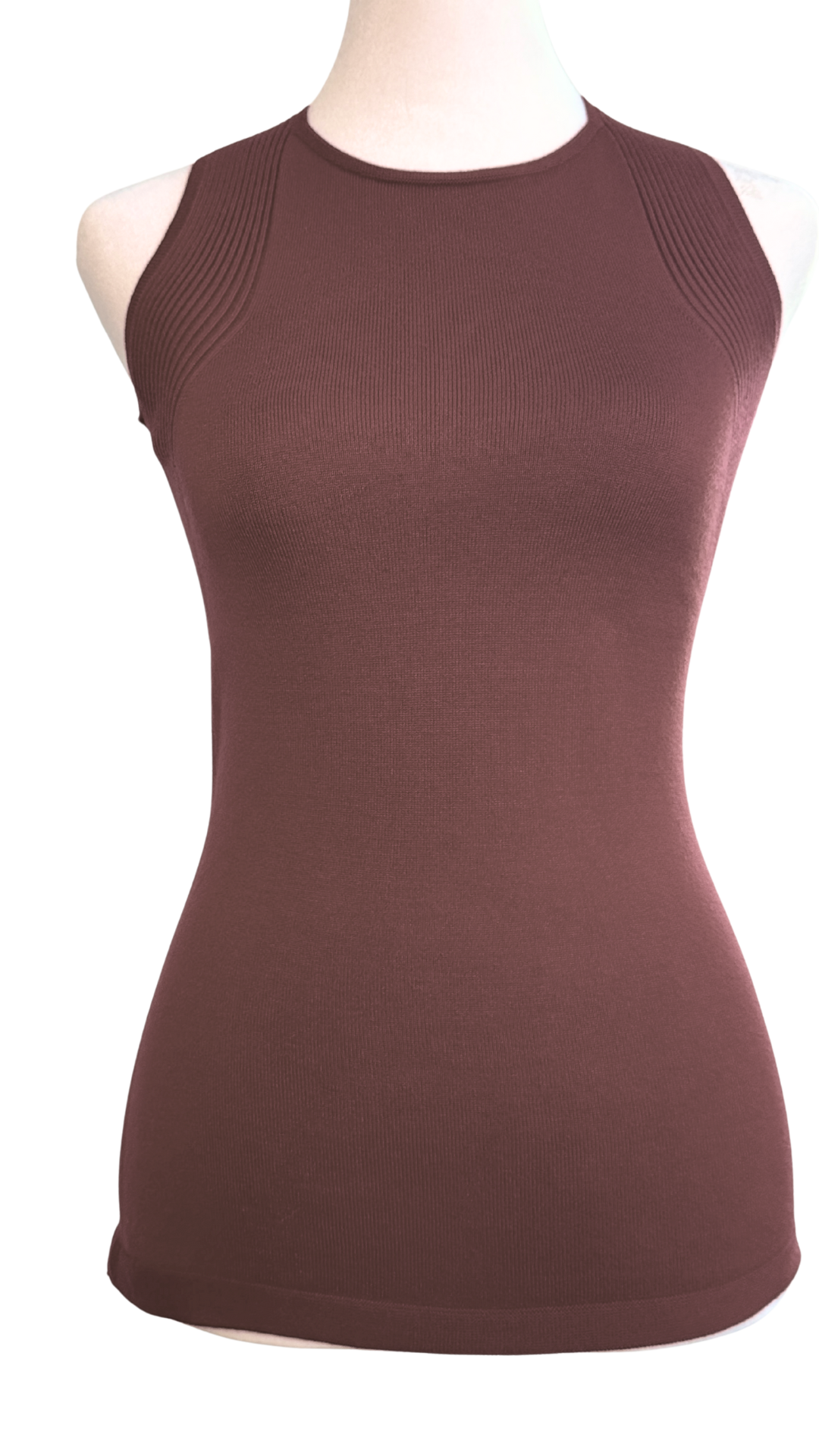 Soleil Tank – Seamless Rib, Cashmere-Soft, OEKO-TEX®