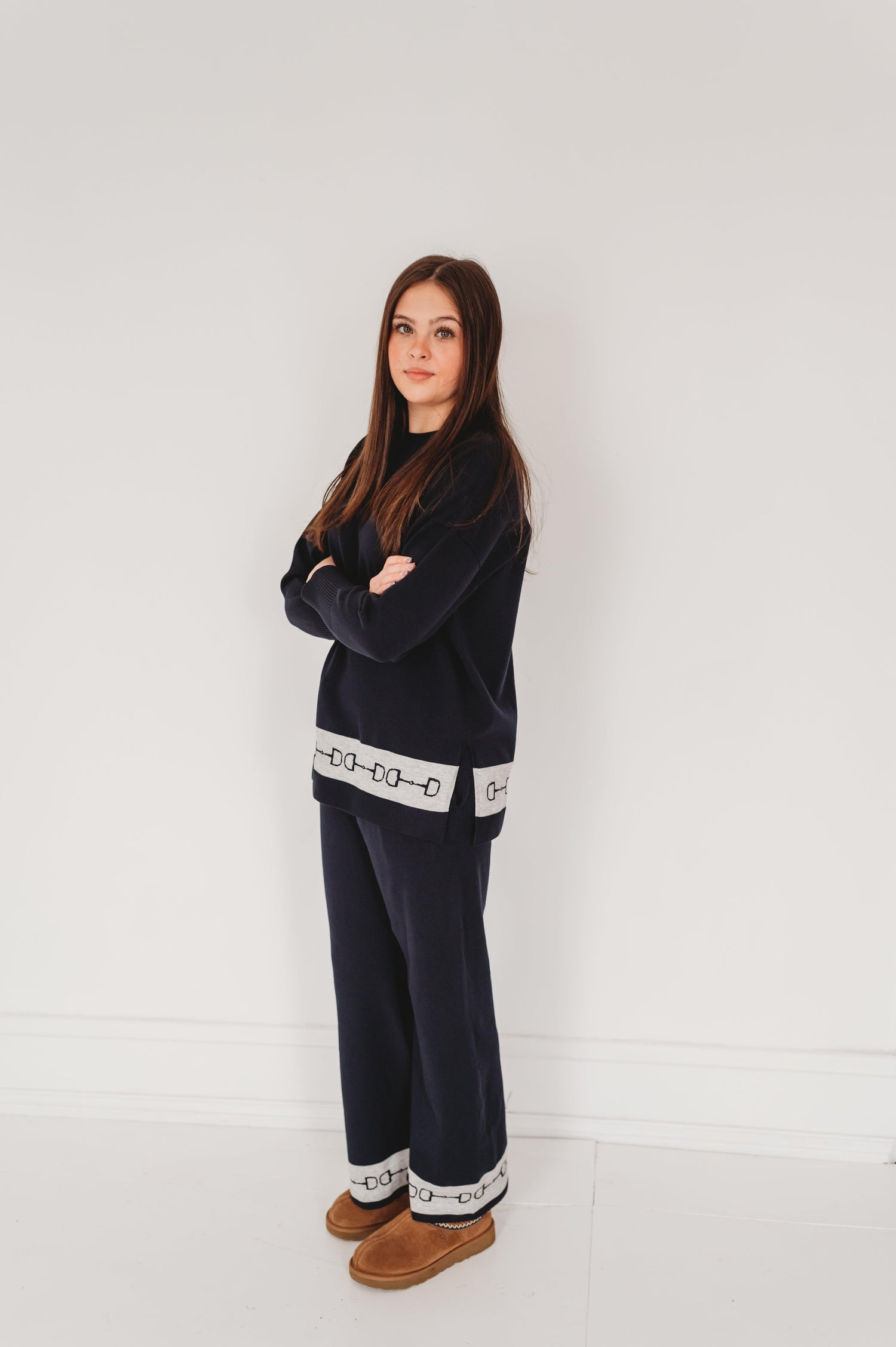 Equestrian Bit Sweater – Relaxed Boxy Seamless Knit