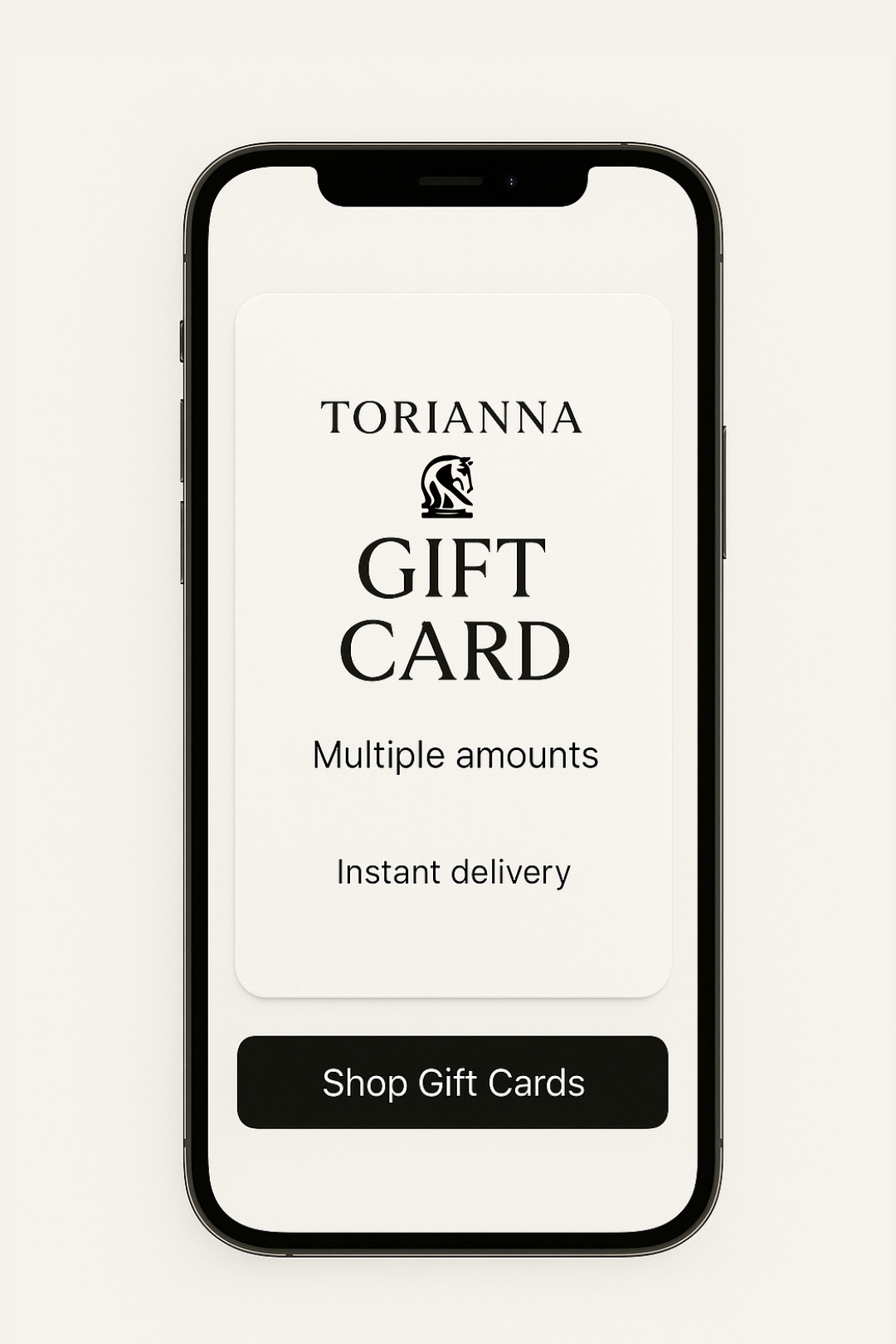 Torianna Digital Gift Card