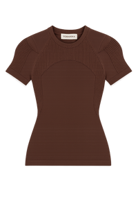 Tori Logo Riding Tee-New Color Brown