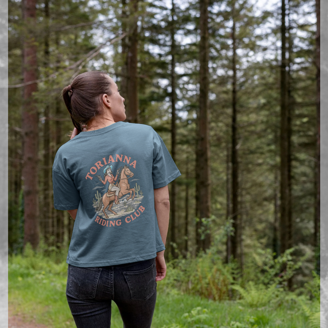 TRC Western At Heart- Boxy Tee